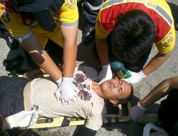 lifeguards with spinalboard