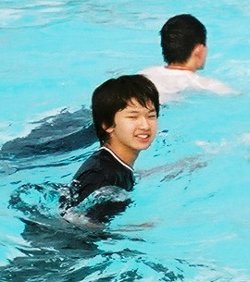 lifeguard anorak treading water