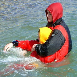 lifesaving cross chest tow