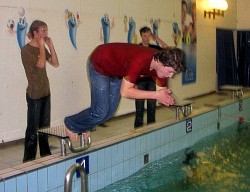 pool dive competition entry