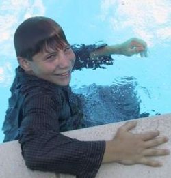 Swimming Training in Clothes