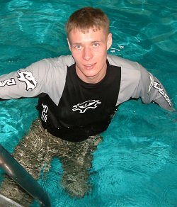 Swim Pool Training in Clothes