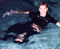 backstroke swim pool