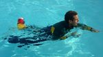 RESCUE, SEQUENCE, 4 LAND BASED RESCUE
Throw a rope to the casualty and pull them in while you step away from the water 1