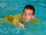 SWIM STROKES, FRONT CRAWL, 2
Front crawl in clothes is not much faster tnan breaststroke 2