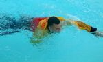 SWIM STROKES, FRONT CRAWL, 6
Reach way ahead while your other hand pushes you forward 6