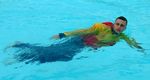 SWIM STROKES, SIDESTROKE, 4 PUSH FORWARD
Bring your legs up as you pull forward with your lower hand 19