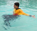 TRAINING, POOL, WADING, LOWER BODY
Wading backward builds lower body strength 13