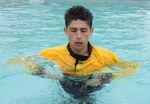 TRAINING, POOL, WADING, UPPER BODY
Push arms in and out at elbows for stronger arms 17